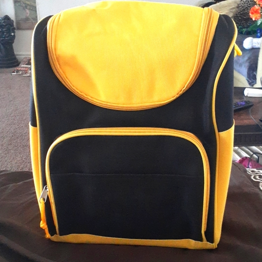 Yellow And Black ICE Bag